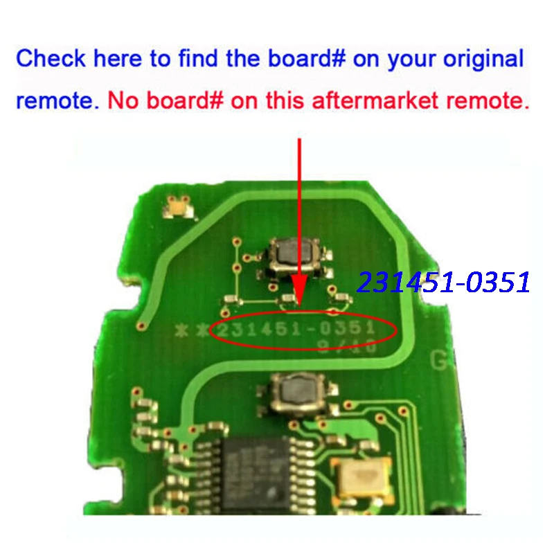 DIYKEY 231451-0351 314.3MHz Remote Car Key Fob for Toyota Avalon 2019 2020 2021 Camry 2018 2019 2020 2021 2022 2023 HYQ14FBC view 2