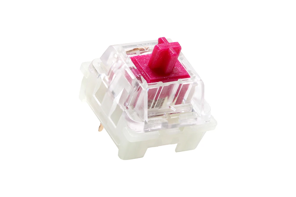 KTT Red Wine Red Switch Linear 53g MX switch for mechanical keyboard 80m Factory Lubed Wine Red
