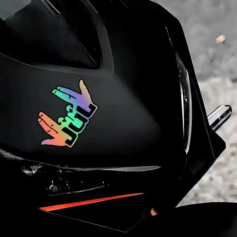 

5 шт. забавных водонепроницаемых наклеек JUL для мотоциклов, велосипедов, шлемов, скутеров, обтекателей, топливных баков, кофров, виниловые наклейки для самостоятельного декорирования