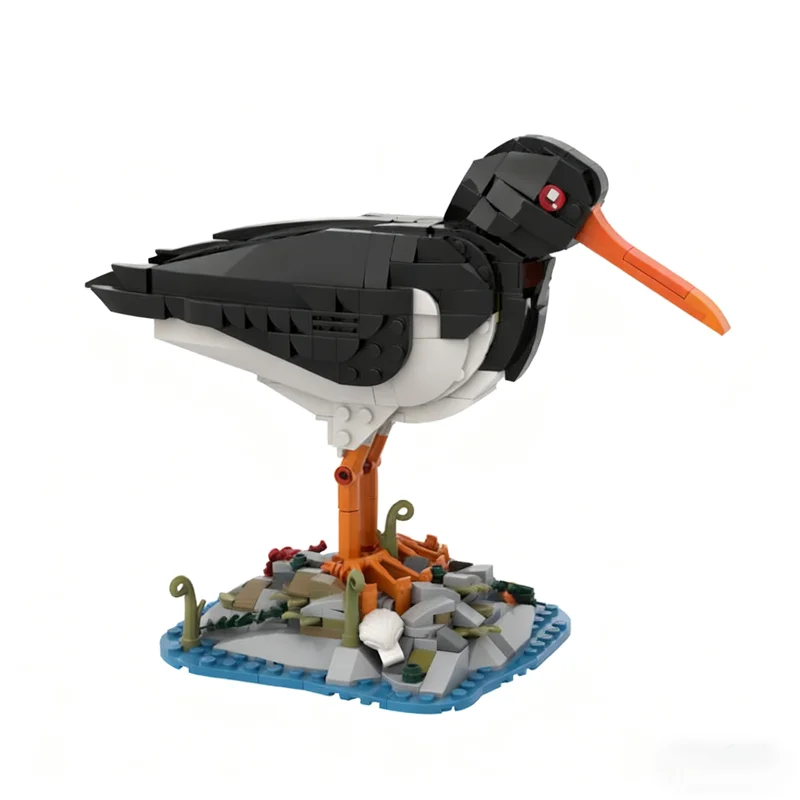 522 stücke MOC Oystercatcher Harry Modell Bausteine Bau DIY Kreative Idee Spielzeug Weihnachten Geschenke Bildung Ziegel Kinder