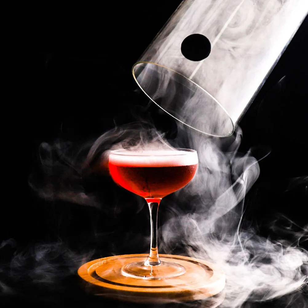 

Cocktail Cake Smoking Cover Dessert Smoke Hood Mixed Wine Cuisine Lid Snack Protective Lightweight Kitchen Tool