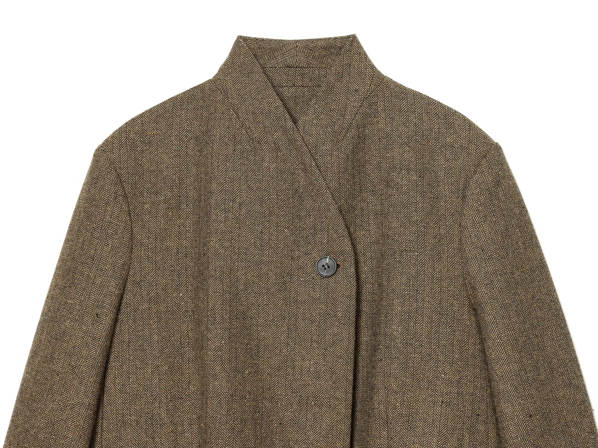 SuperAen O-neck Korean-style Single-breasted Short Leather Jackets for Women 2025 Autumn New High Street Fashion Casual Coats