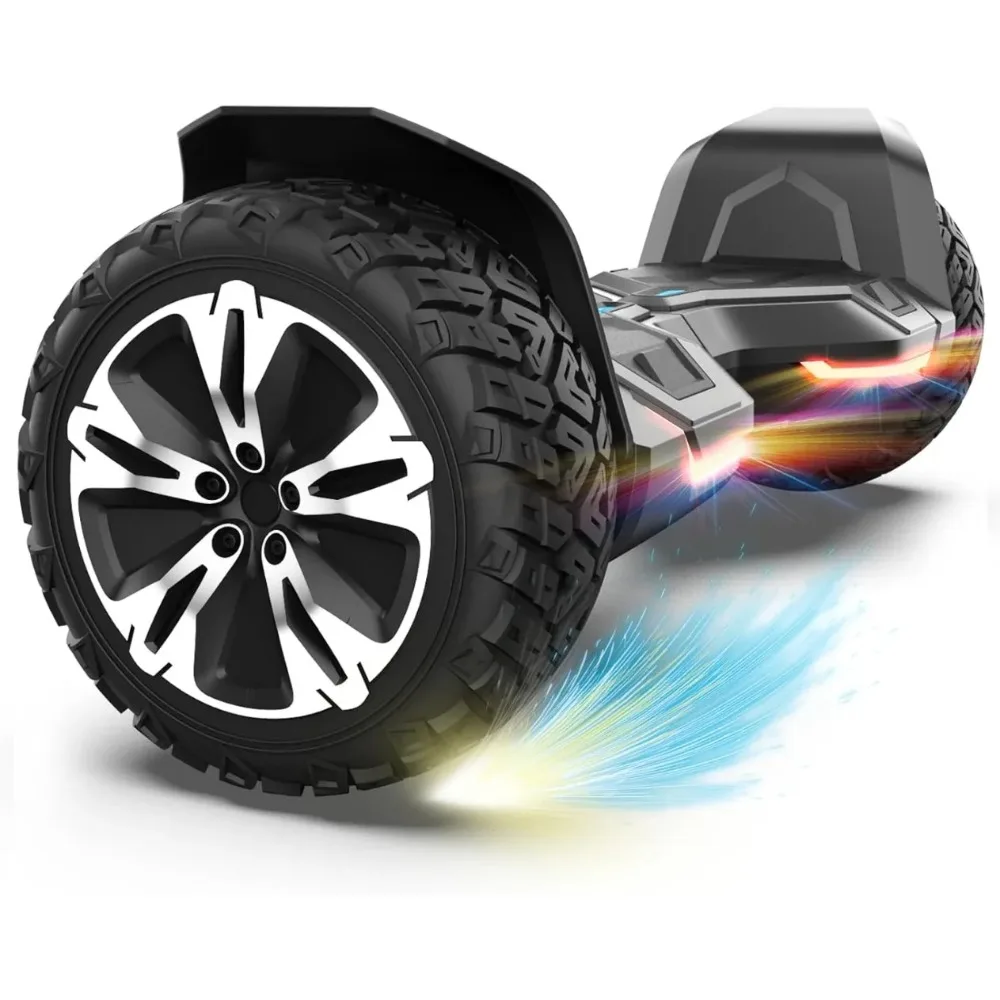 

Warrior 8.5 inch All Terrain Off Road Hoverboard with Bluetooth Speakers and LED Lights, UL2272 Certified Self Balancing Scooter