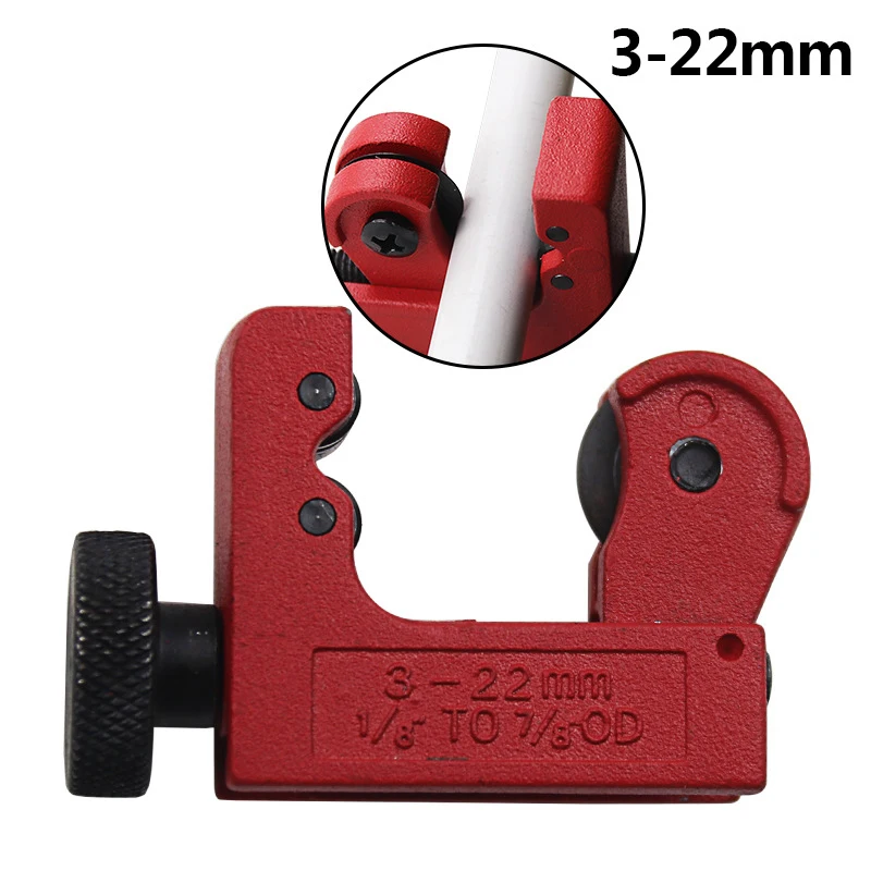 Cut Copper Steel Aluminum Plumbing Tool 3-22mm Pipe Tubing Cutter Zinc Alloy Metal Pipe Cutter Hand Cutting Tools