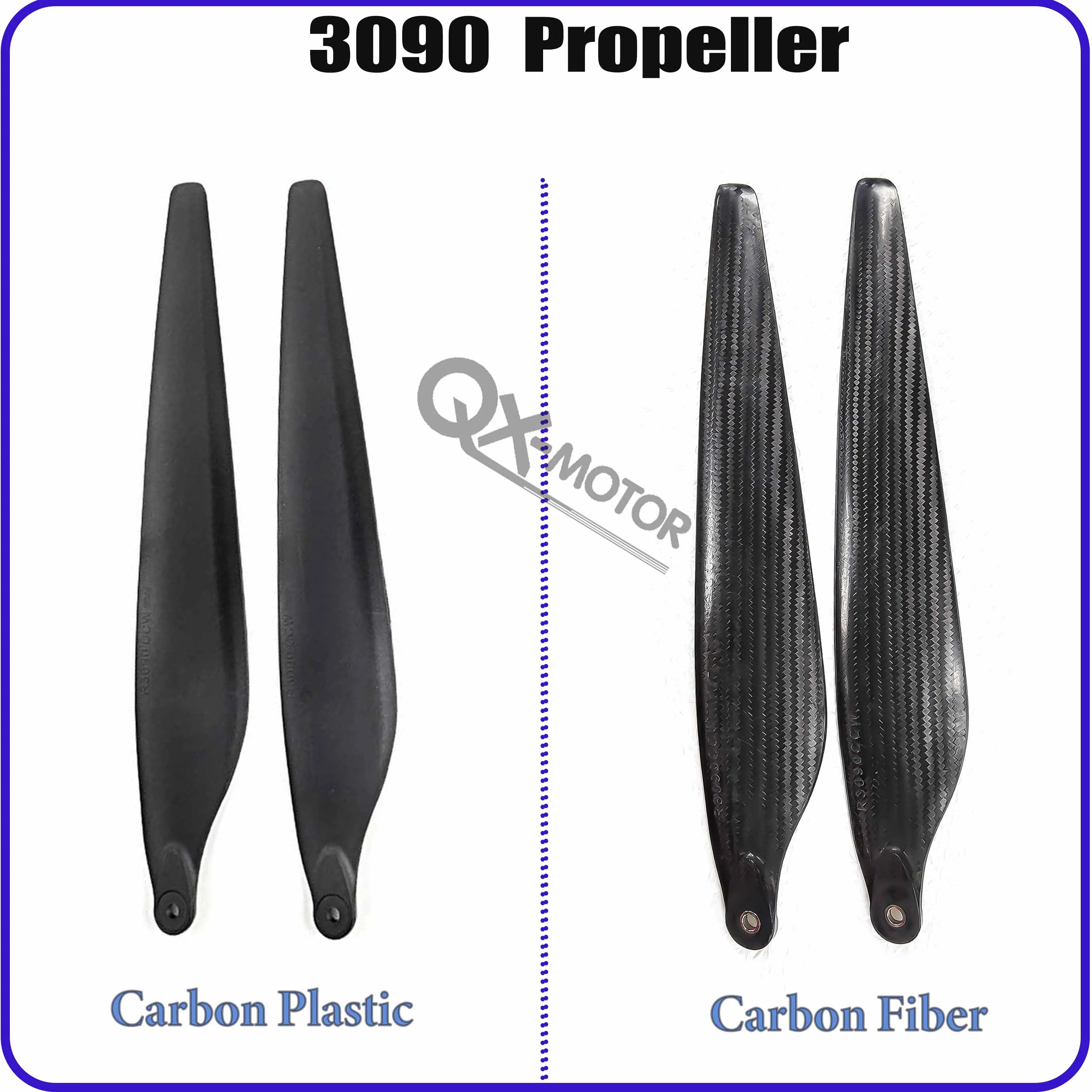 QX-MOTOR 3090 Agricultural Drone Propeller 30inch Nylon Paddle / Carbon Fiber Folding Blades CW CCW for RC Multirotor Aircraft
