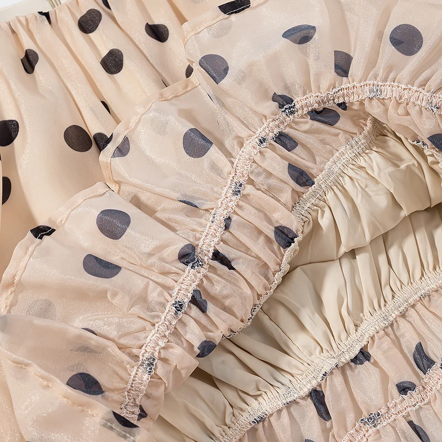 2025 امرأة الخريف موضة جديدة س الرقبة نقطة قصيرة الأكمام قميص خمر قمصان الإناث غير رسمية Blusas شيك القمم