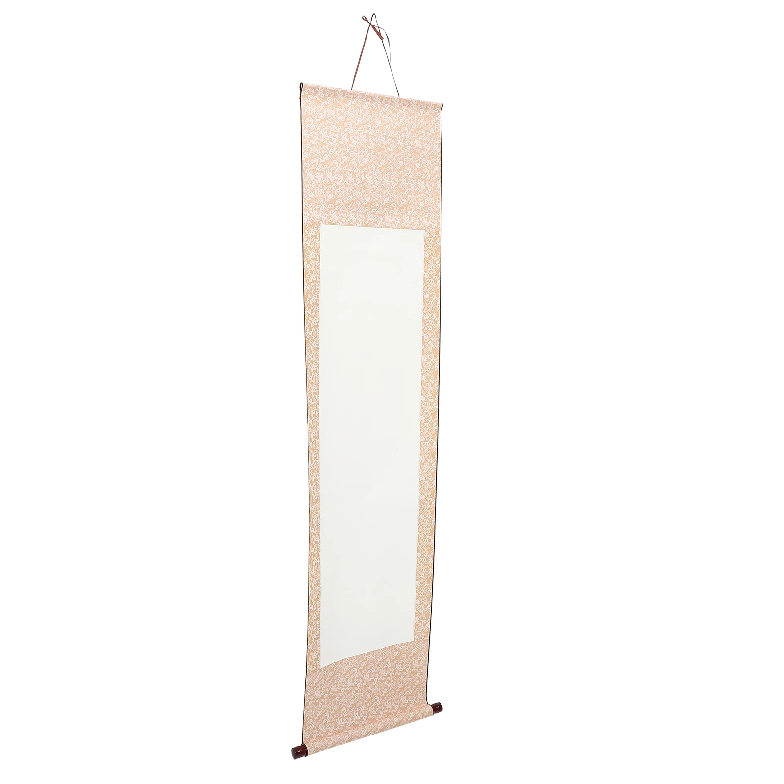 

Blank Xuan Paper for Calligraphy Yellow Vertical Axis Durable Storage Box Wall Painting Supply Chinese