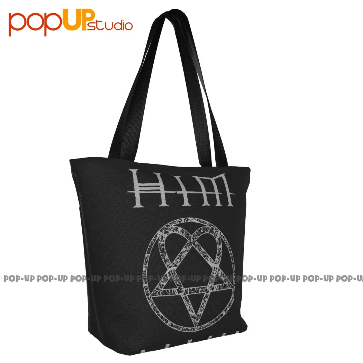 Er verzierte heartagram 01 Mode Handtaschen Einkaufstasche Einkaufstasche Trage tasche