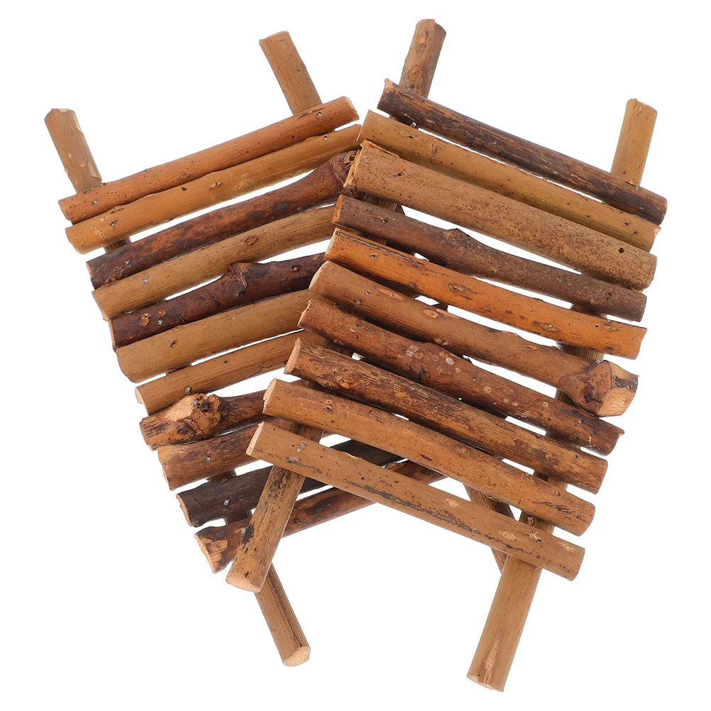 

2pcs Micro Landscape Decorations Miniature Bridges For Terrarium Fairy Garden Bonsai Rockery Moss Landscaping Ornaments Garden