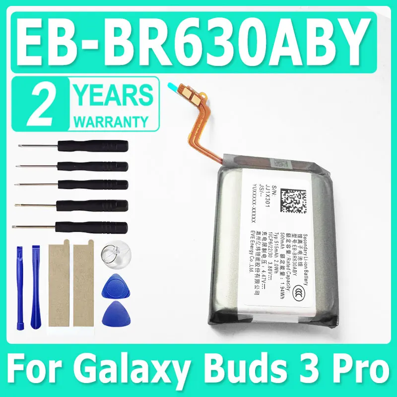 

New Hight Quality Battery EB-BR630ABY Battery 500mAh For Galaxy Buds 3 Pro + Free Tools