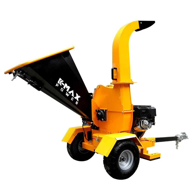 K-maxpower Professional High Quality 15HP Four Stroke with Patent 150SH Wood Chipper Garden Mulcher