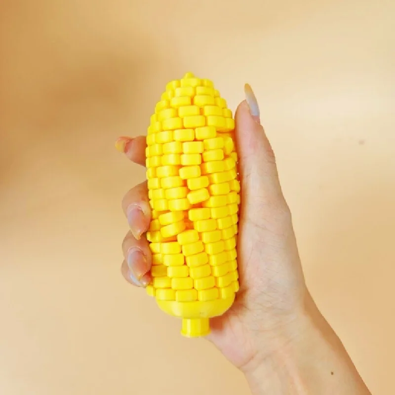 Home Decor 3d Printed Rotatable Corn Fidget Toy Keychain Decompression Ornament Stress Relief Desktop Craft Decor For Tabletop