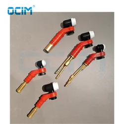 Swiveled 360 Degree Variable Angle NR9 NR17 NR18 NR20 NR26 Welding Torch Head for Precision Welding Applications
