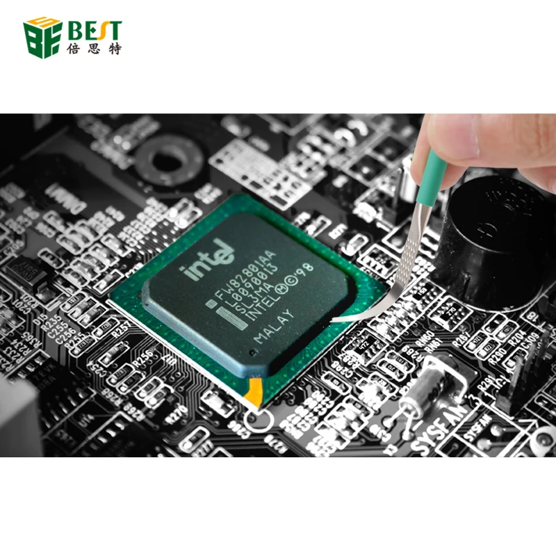 BST70 5 in 1 IC Chip Repair Thin Blade CPU Remover BGA Maintenance Knife Remove Glue Disassemble Phone PC Rework Processor Tools