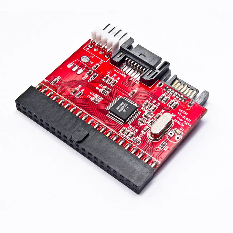 2 in 1 SATA TO IDE อะแดปเตอร์แปลง IDE เป็น SATA 40pin 2.5 "นิ้วฮาร์ดดิสก์ไดรเวอร์การสนับสนุนสำหรับ ATA HDD CD DVD อะแดปเตอร์ Riser BOARD