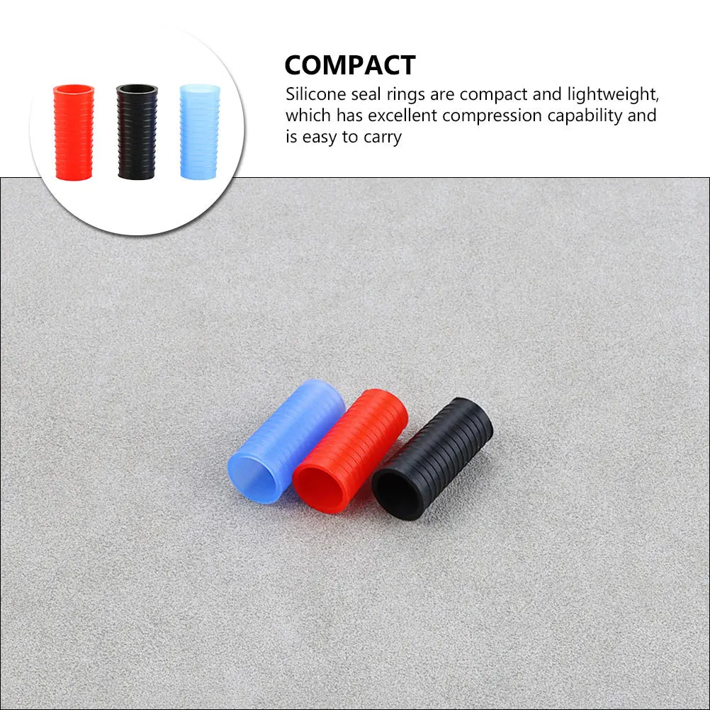 

3Pcs Silicone Saxophone Neck Sleeves Bend Neck Rings Flexible Elastic Durable Tenor Alto Sax Accessories Repair