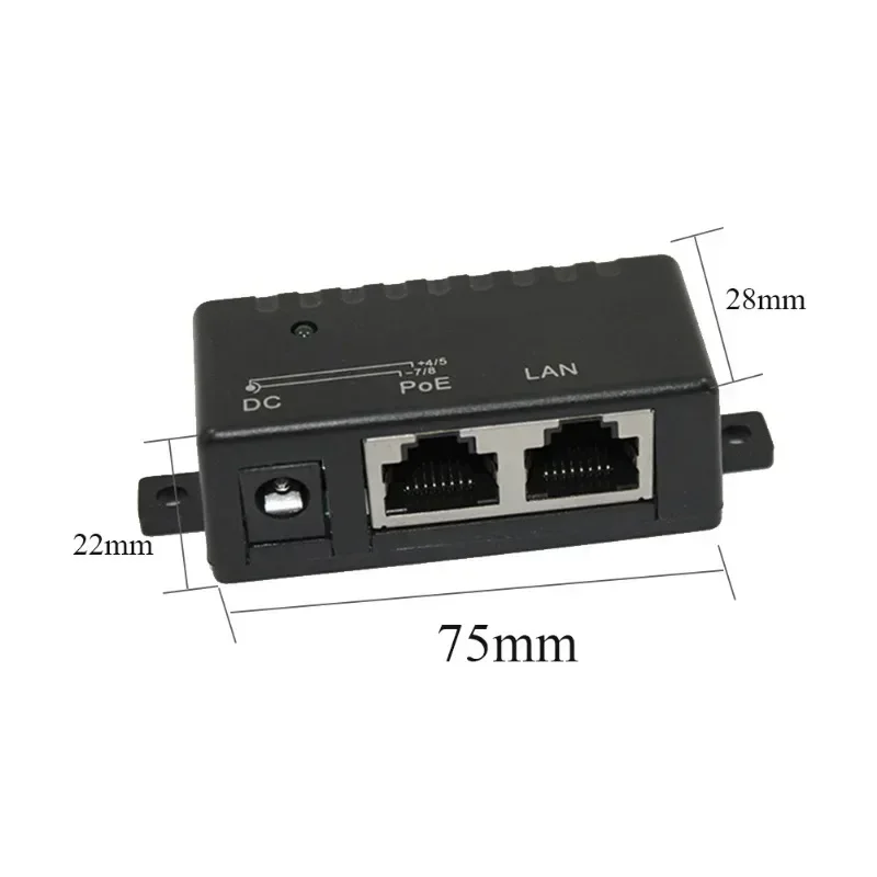 100Mbps 5V 12V 24V 48V/1A POE Power Splitter สําหรับกล้อง IP POE อะแดปเตอร์โมดูลอุปกรณ์เสริม