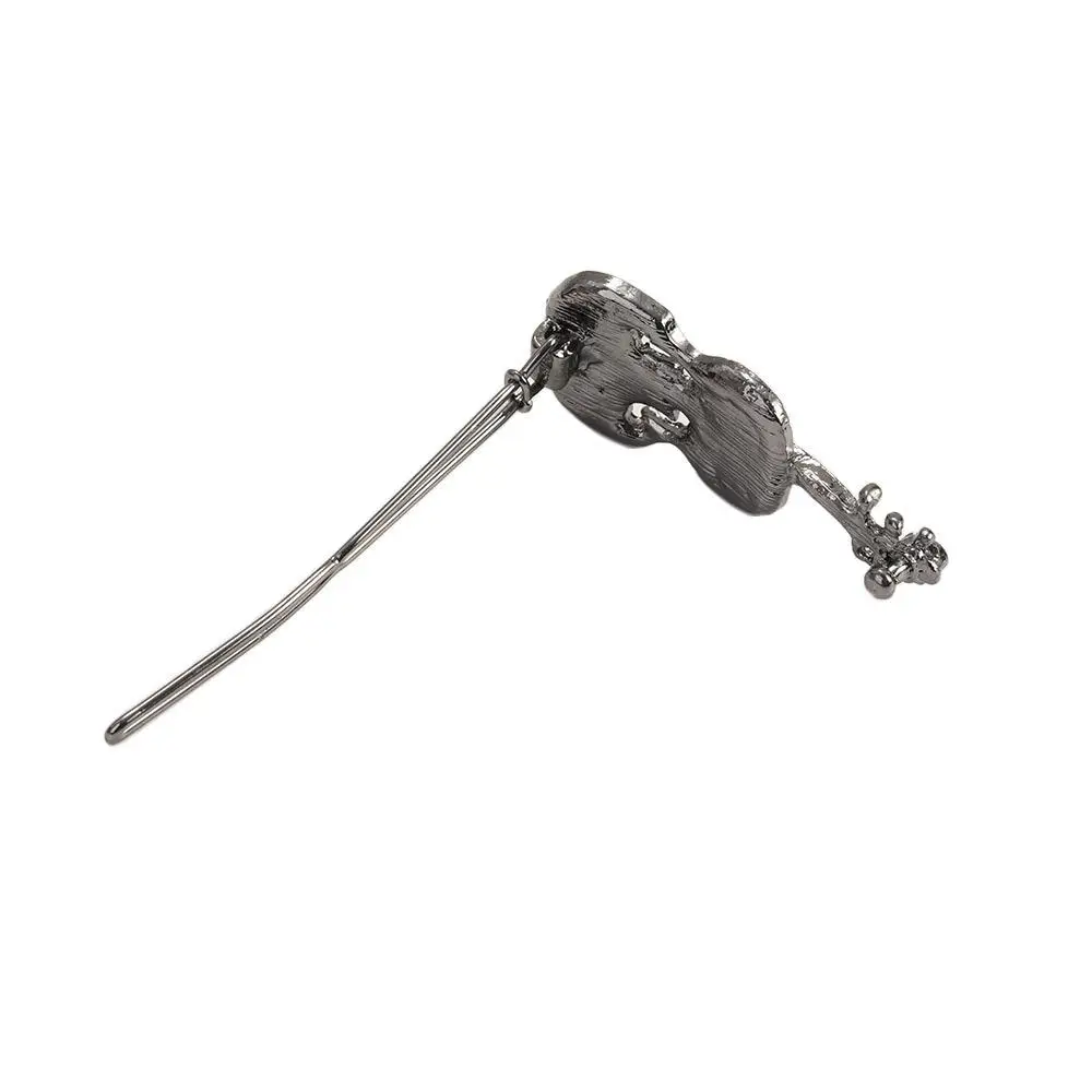 

Elegant Korean Bangs Clip Headwear Girls Sweet Barrette Hair Accessories Violin Hair Clip Hairpin