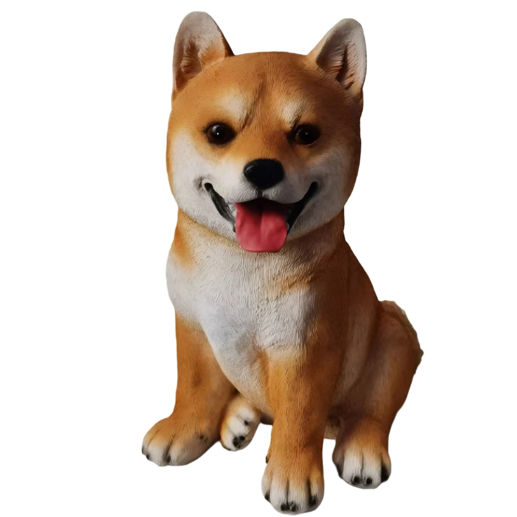 Shiba Inu Resin Figurine Vivid - Resin Art Decoration Items 评论和价格