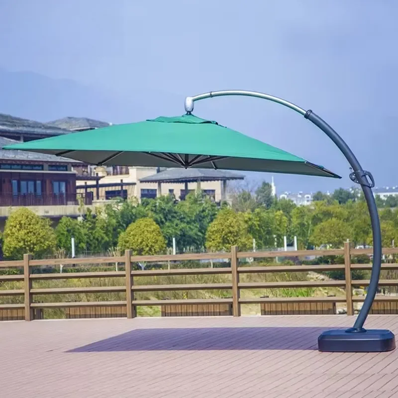 Wholesale Patio Sun Rome Umbrellas Outdoor Foldable Large 4x4m Pool Patio Big Umbrella for Cafe Restaurant