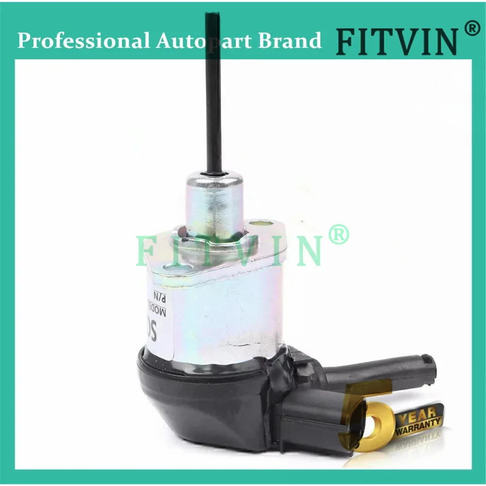 Fuel Shut Off Solenoid for Kubota V2003 V2203 Bobcat S150 S160 Skid Steer Loader 12VDC 1A021-60017 1A021-60015 1A021-60010