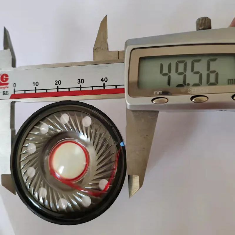 ชุดลำโพงหูฟัง50มม. 32ohm ไดรเวอร์หูฟังสวมศีรษะ115dB สำหรับอะไหล่หูฟังบลูทูธแบบสมดุล3ความถี่2ชิ้น