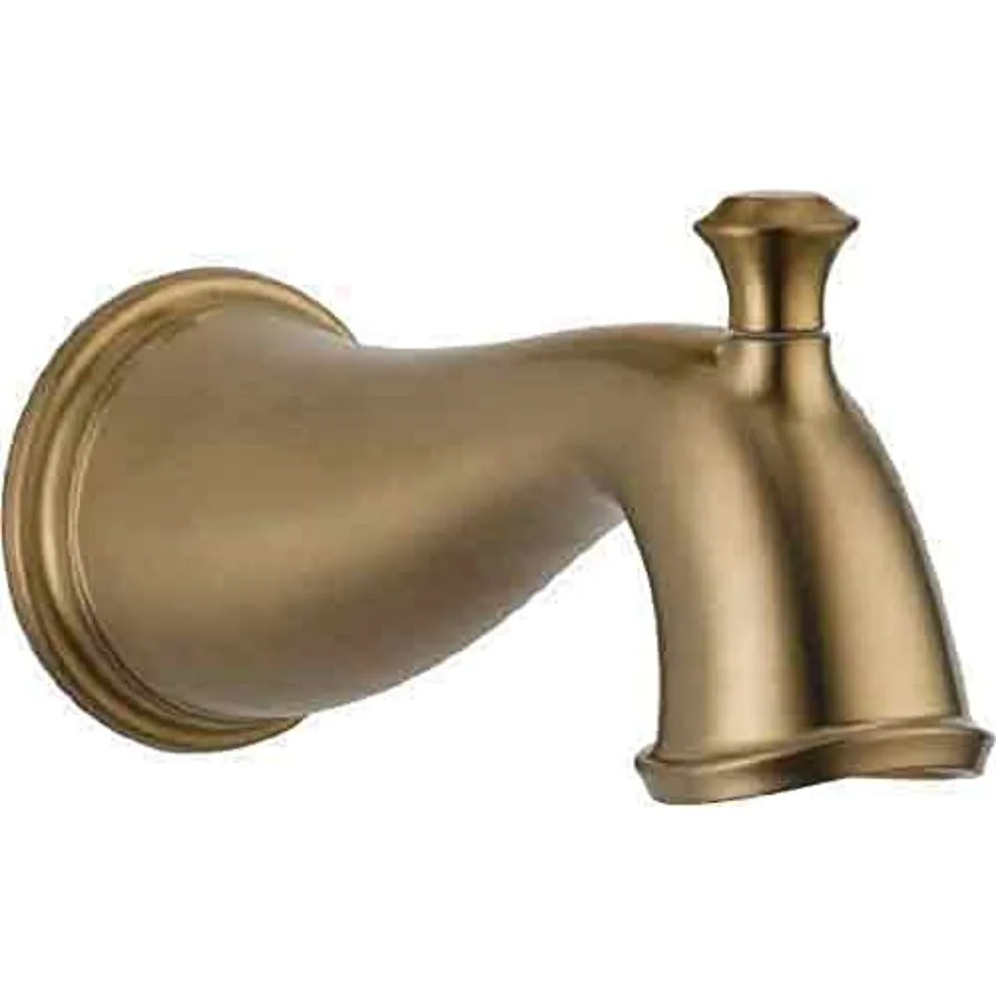 

Faucet, Champagne Bronze RP72565CZ Cassidy Tub Spout/Pull-Up Diverter, 0.5