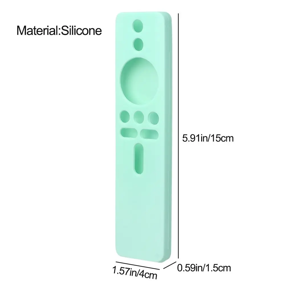 Soft Silicone Remote Control Shockproof Protective Case for Xiaomi Mi Box S/4X Remote TV Stick Cover Soft Plain Home Accessories