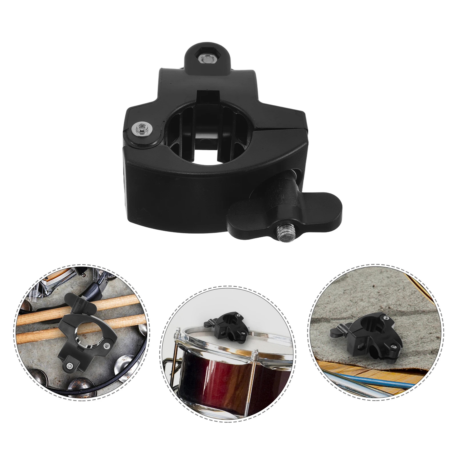 

Rack Accessories Frame Installation Cowbell Mount Holder Metal Bracket Clip Hardware Mounting Clamps For Electronic Set