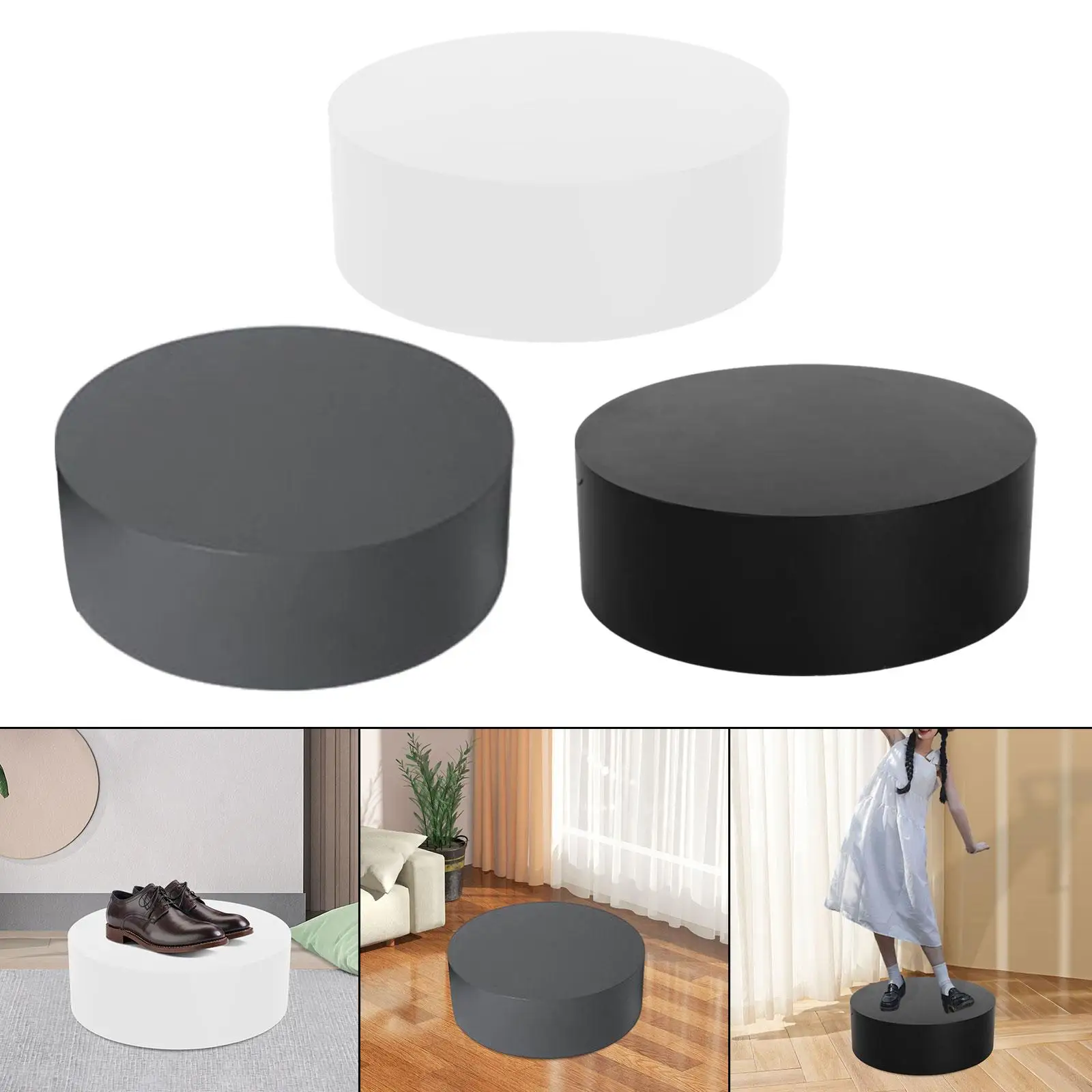 Mannequin Display Pedestal Stand Wooden Riser Birthday Party Kitchen Round Table
