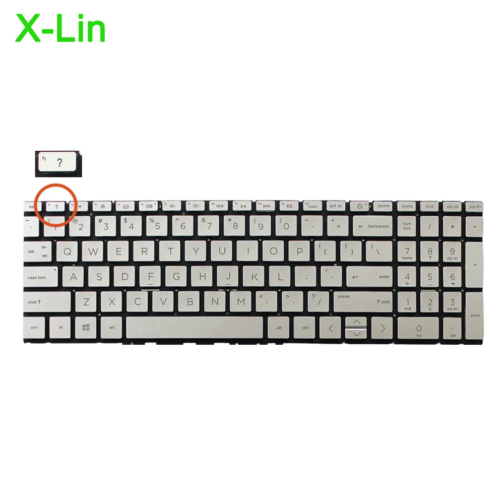 For Pavilion 15-EG EH TPN-Q246 Q245 X360 15-ER alternate keyboard
