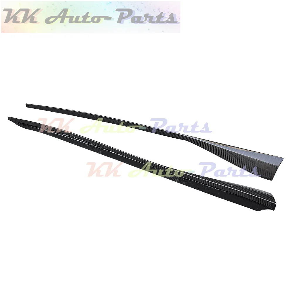 Carbon Fiber VRS Side Skirts Extension Lip Aprons Spoiler Chin For Toyota Supra A90 MK5 2021+ Car Styling