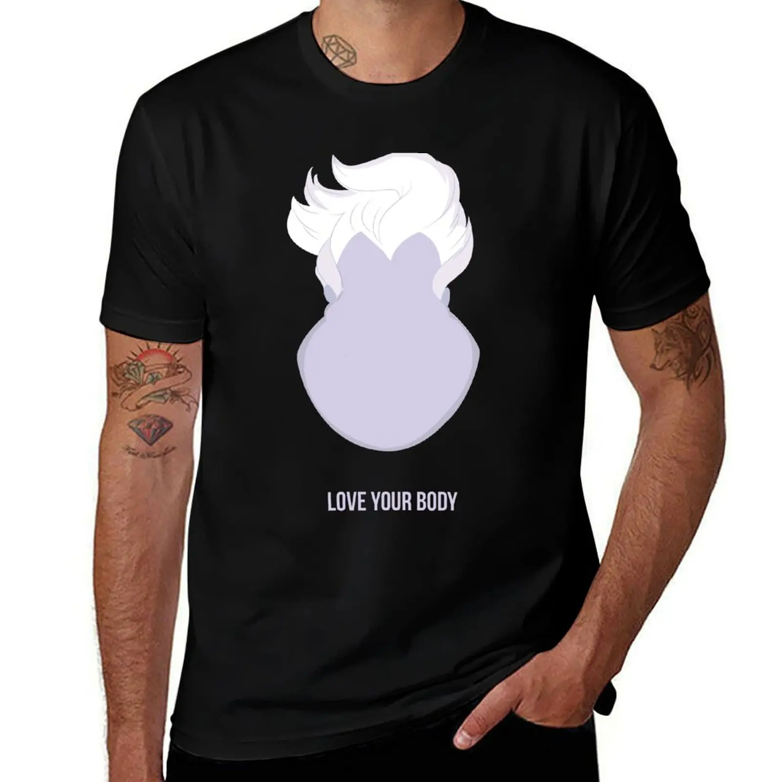 

love your body T-Shirt t shirts for man pack cotton t shirts for man slim fit T-Shirt