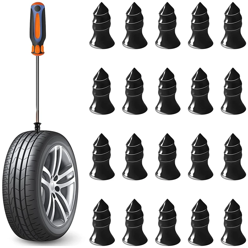 100 Pieces Of Auto And Motorcycle Vacuum Tire Nail Self-Service Tire Repair Nail Quick Tool