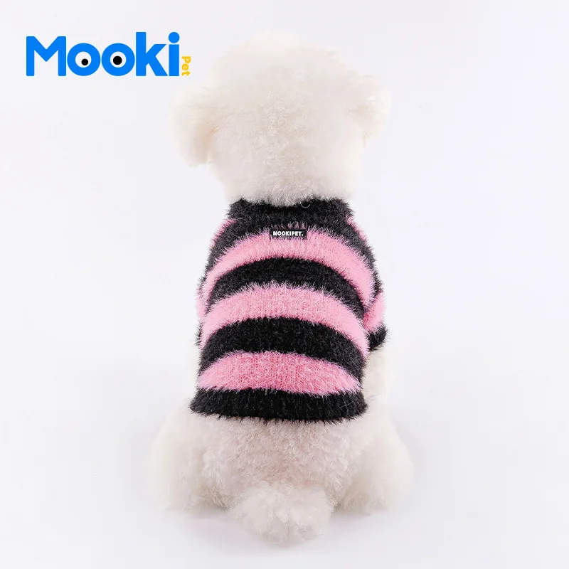 MOOKIPET Blackberry Cardigan  Pet puppy Clothing small and medium-sized dog cat  Autumn and winter warm clothes  Chihuahua