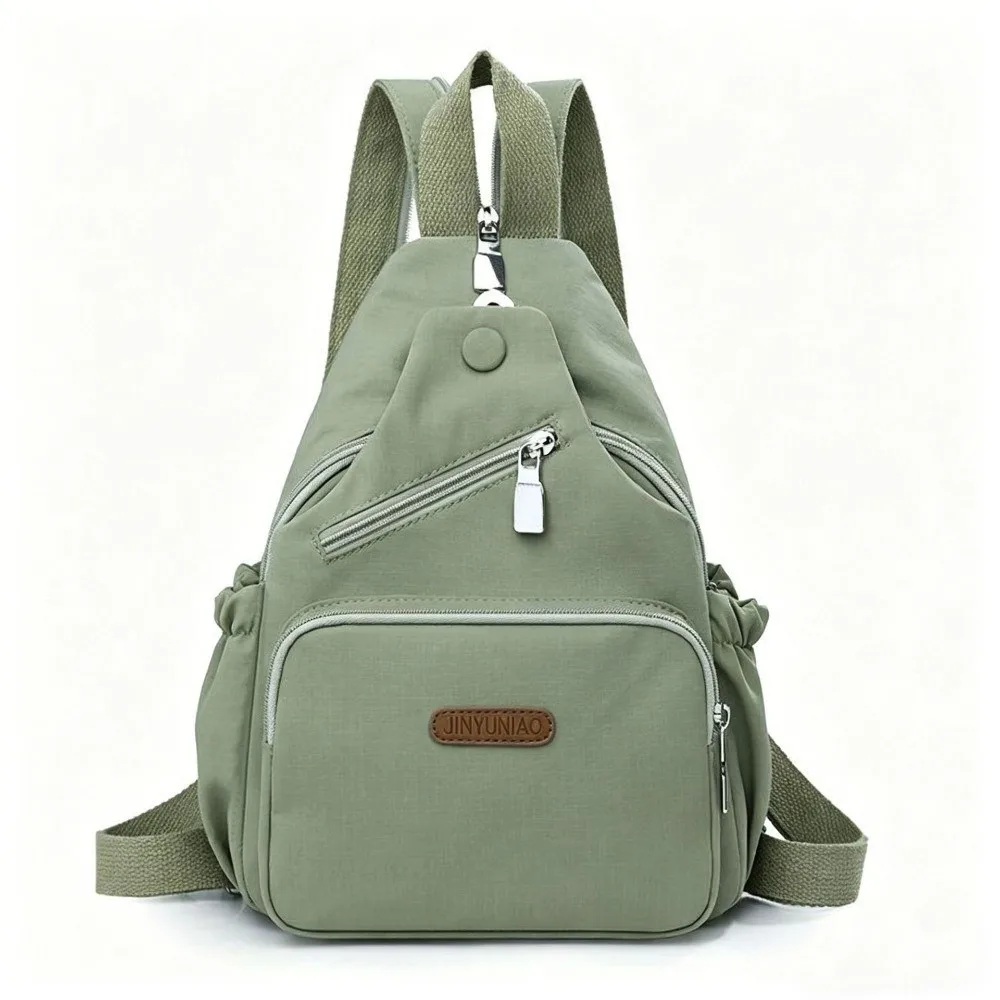 Portable Chest Bag Waterproof Multi-functional Crossbody Sling Backpack Lightweight Large Capacity Shoulder Bag Travel Use