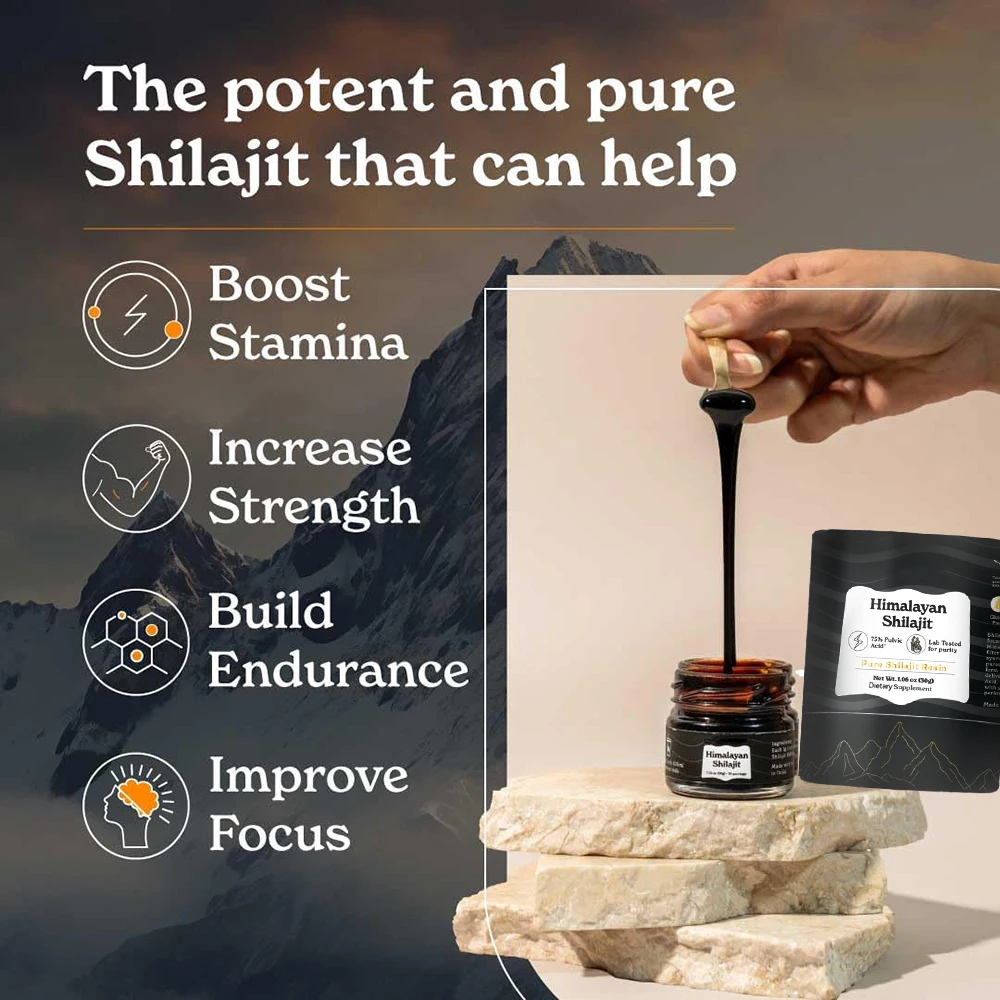 Shilajit Puro do Himalaia, Res - Shilajit Resin Pure avaliação e preço