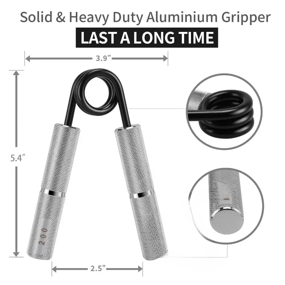 مجموعة أدوات القابض اليدوية الاحترافية المكونة من ثلاث قطع، تمرين المعصم والساعد، تحسين قوة القبضة، وبناء قبضة قوية