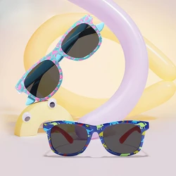 Summer New Dinosaur Square Children's Outdoor Sunshade Sunglasses Kids Cartoon Cute Baby Trendy Sun Glasses Girls Boys Eyewear