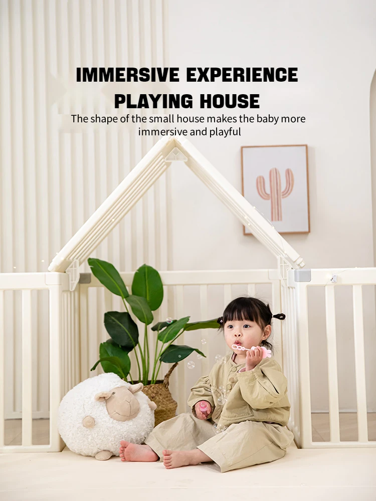 Parc de jeu d'intérieur multifonctionnel pour bébé, aire de jeu douce pour tout-petit