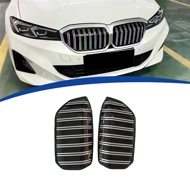 

-A95Z Car Front Kidney Grill Front Hood Grill Mesh Grille Kidney Grille For BMW I3 2025