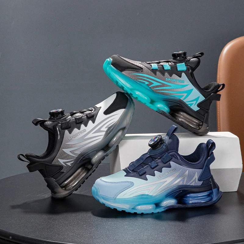 

Нескользящие кроссовки для мальчиков, удобные школьные дышащие кроссовки, брендовая детская высококачественная повседневная спортивная обувь