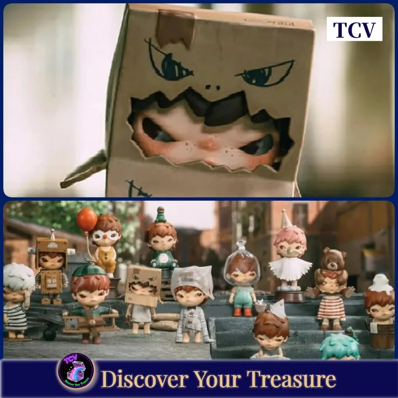 

Фигурка-сюрприз Tcv Popmart Hirono Little Mischief Series V2, милая коллекционная модель, 1 шт./12 шт., таинственная коробка, крутой подарок для мальчиков и девочек