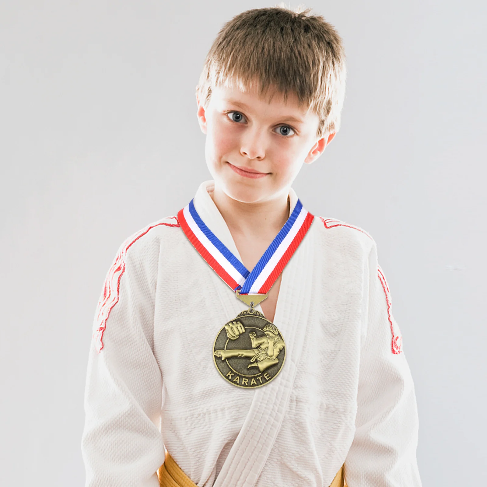 

Karate Medal Zinc Alloy Metal Award For Competition Judo Events Training Decor Small Race Martial Art Trophy