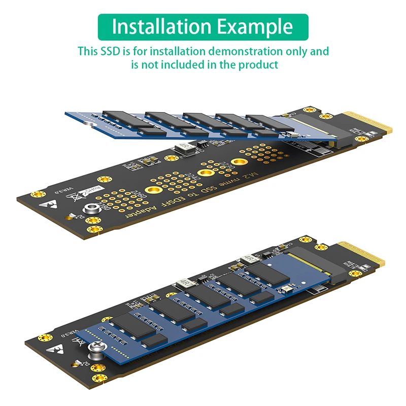 بطاقة توسعة لشاسيه خادم 1U ، مفتاح M.2 NVME M لمحول EDSFF E1.S ، PCIe من من من ، دعم من من من ، من أجل