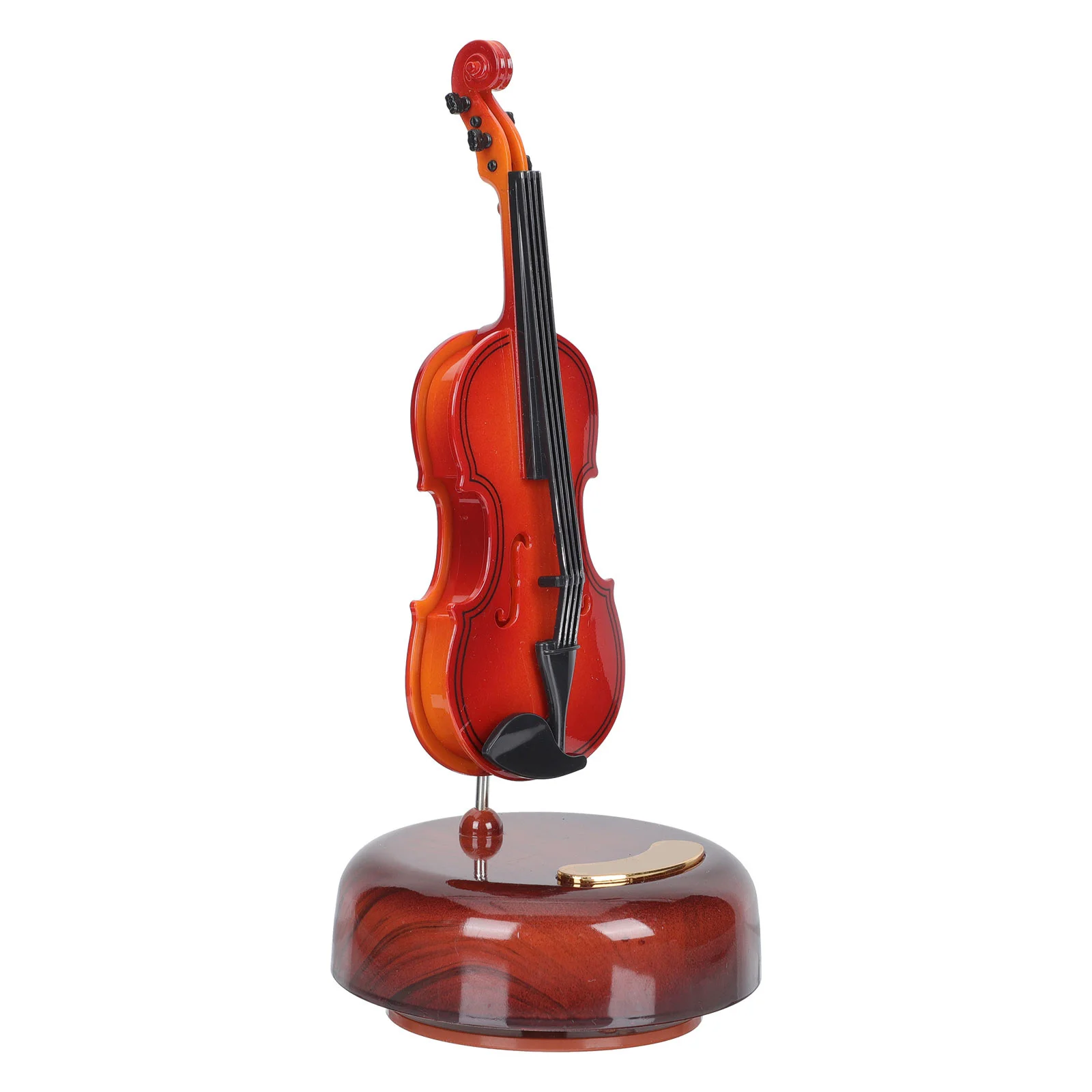 

Music Box Violin Design Rotating Melody Decor Desktop Home Festival Gift Favors Household Decor