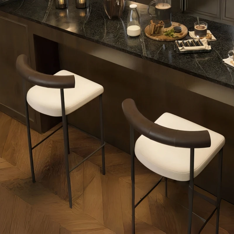 

Trendy Industrial Bar Chair High Modern Counter Kitchen Nordic Dinning Chair Designer Home Tabouret De Bar Salon Furniture