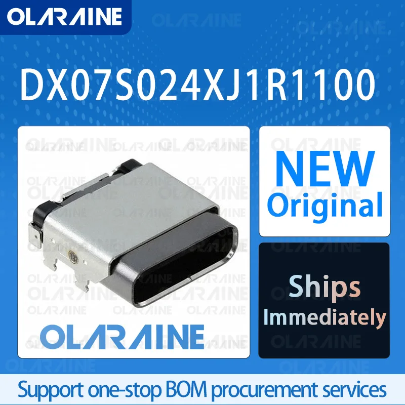 

5/10/50Pcs DX07S024XJ1R1100 100% brand new and original IC chip USB connector 24 Contact 5A