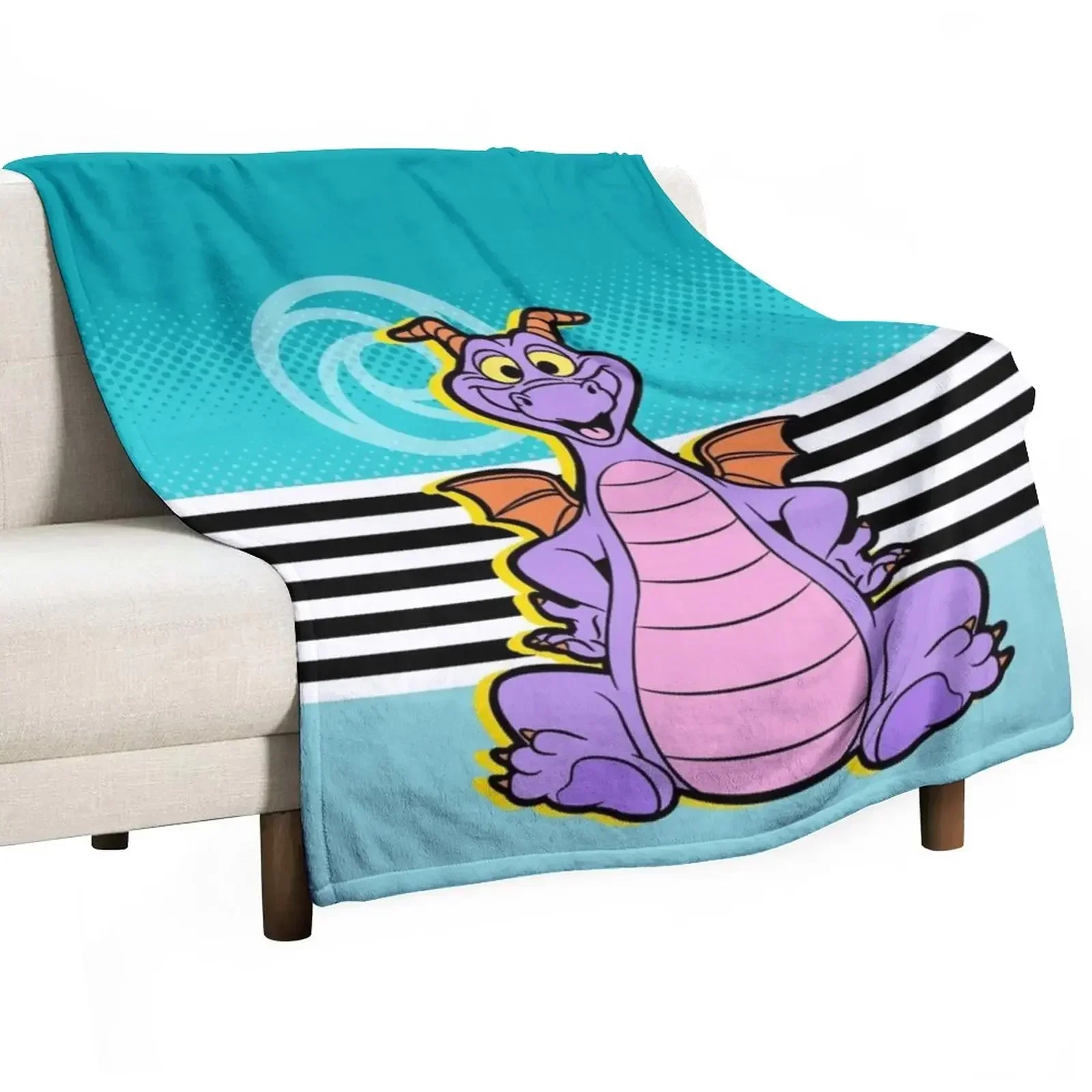 

Bold Figment Throw Blanket Vintage Blankets For Baby Camping Custom Blankets