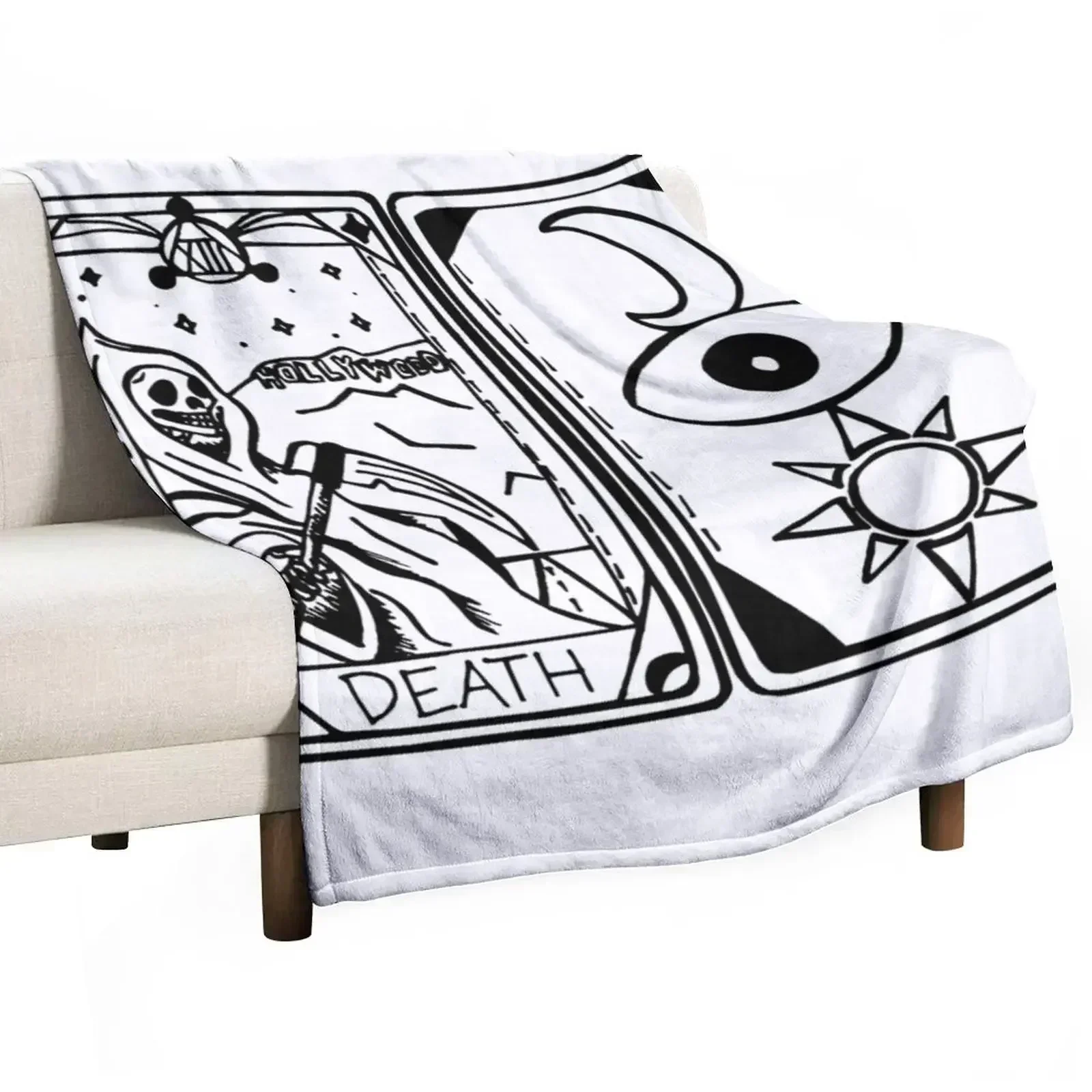 

Dying in LA Tarot Throw Blanket Thermals For Travel Large Soft warm for winter Blankets